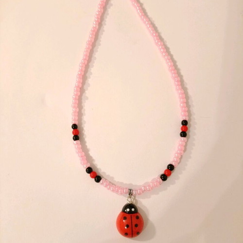 Necklace 622 new, pink