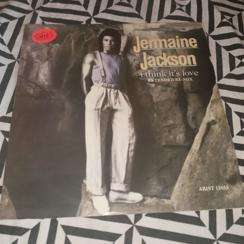 Jermaine Jackson I Think It's Love 12" vinyl maxi-single 1986 UK
