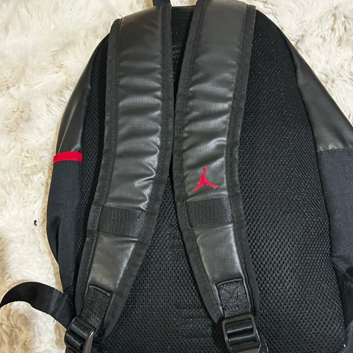 Jordan backpack like new, black and red