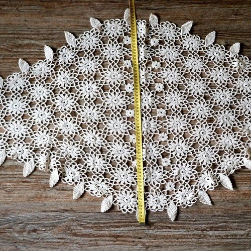 Set of 3 embroidered handcrafts cross-stitch crochet new