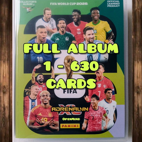 FIFA World Cup 2026 Adrenalyn XL Panini sticker collection