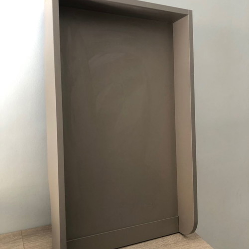 Wooden changing table used, fits crib side