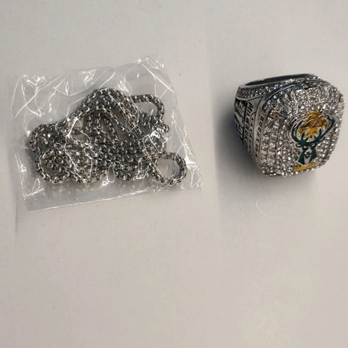 Giannis Antetokounmpo NBA championship ring new