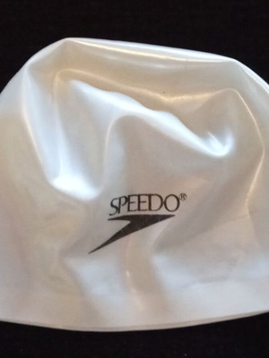 Σκουφάκι κολύμβησης σιλικόνης Speedo unisex, λευκό