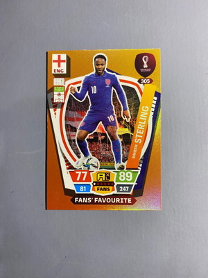 STERLING κάρτα FIFA World Cup 2022 Panini σαν καινούργιο