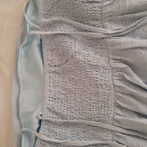 Shein summer dress new, blue, midi length, adjustable straps, size L