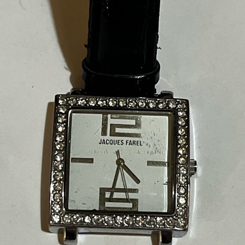 Jacques Farel women's 33mm watch used, white