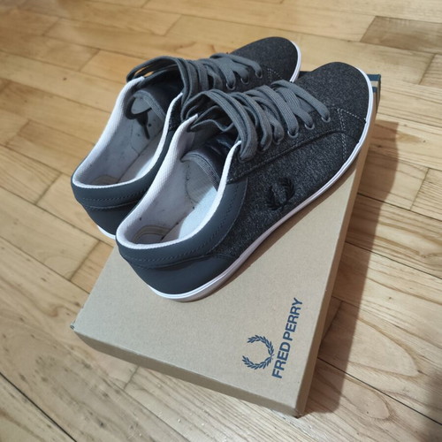 Fred Perry casual shoes like new, size 42, grey