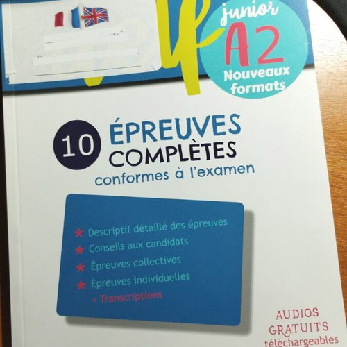 Nouveau Delf Junior A2 10 Epreuves Completes new French language book