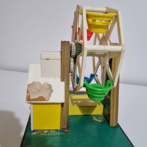 Fisher Price 969 Ferris Wheel used, collectible vintage toy