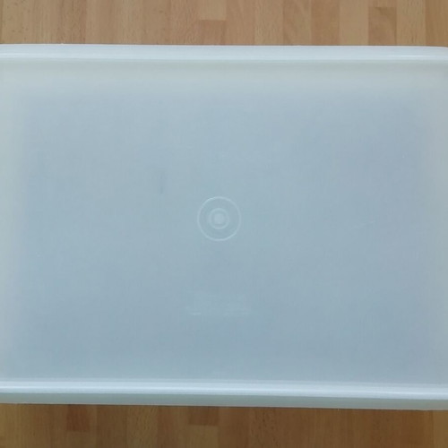 Tupperware rectangular vintage food container used
