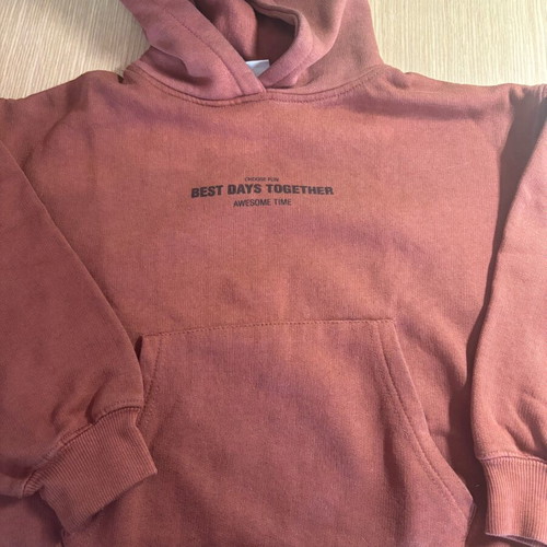 Zara kids hoodie like new, size 9, brown