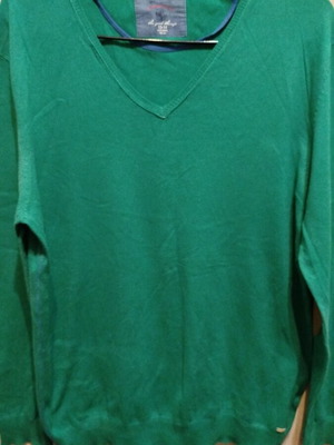 ZARA knitted sweater small green like new