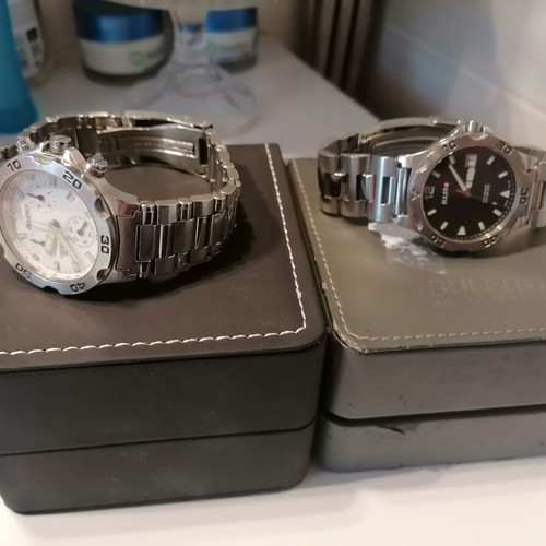 Buler Sea Rover watches like new, black and silver
