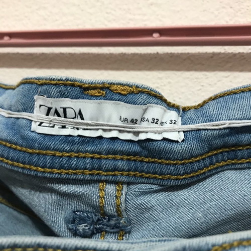 Zara men's jeans used, size 42
