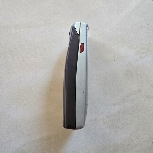 Nokia 7650 cell phone used, silver