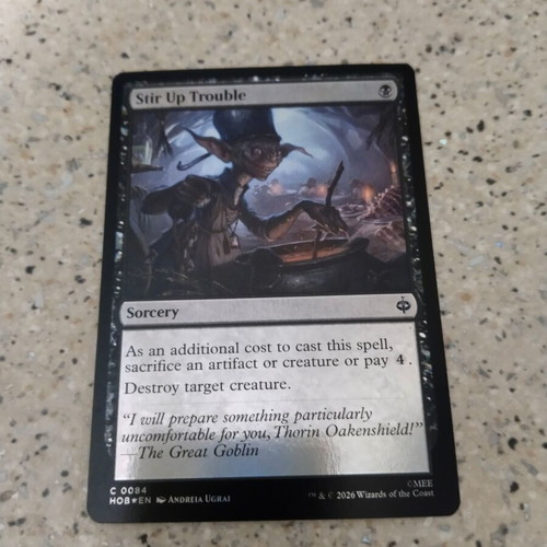 Magic the Gathering Stir Up Trouble foil κάρτα καινούργια