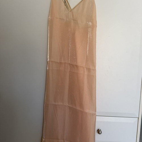 Esti Athens long nightgown new, beige and gold