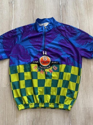 Bogner Vintage Cycling Jersey Mountain Biking Top Size L like new