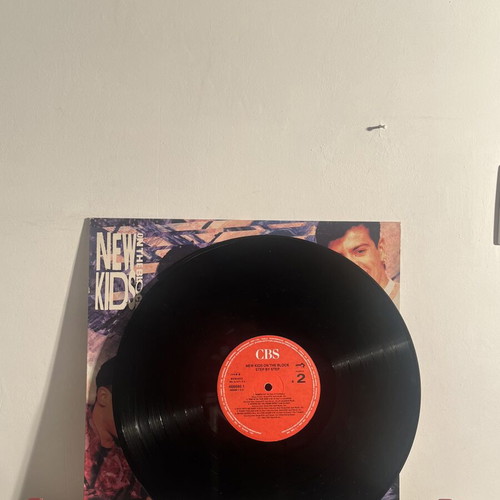 New Kids On The Block Step By Step vinyl LP 1990 like new, pop