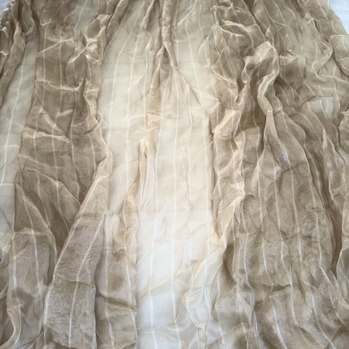 Curtains set of 3 gold beige, like new, large size 2.73x3m