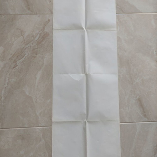 Draconchic height chart used, paper, 98cm x 35cm