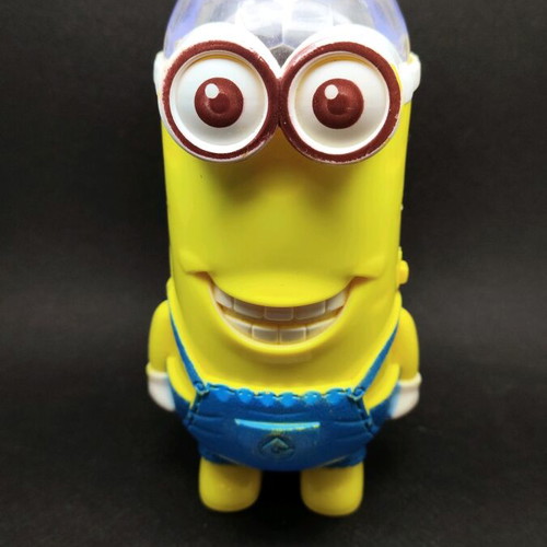 Minion figure used with rotating light and sound