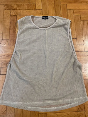 Voidmode men's mesh shirt used, beige, one size