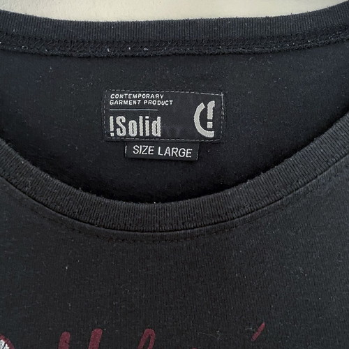 Solit T-shirt short sleeve Large used, black