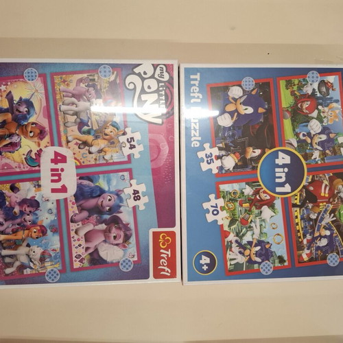 Puzzle set new, six boxes with four puzzles each