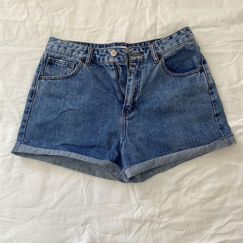 Jean shorts Pull & Bear used, size M, blue