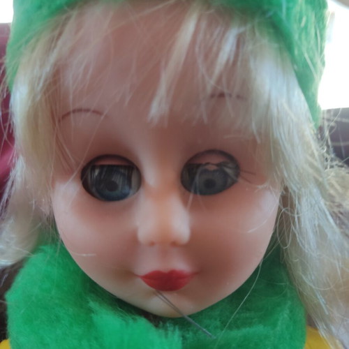 El Greco doll used, vintage 70s, 40 cm