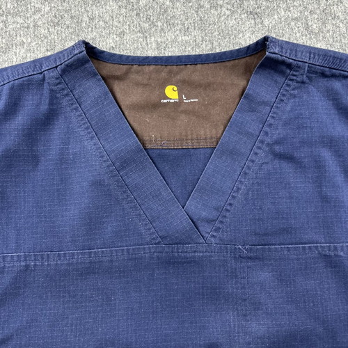 Carhartt Wip T-shirt Large blue nurse medical blouse used