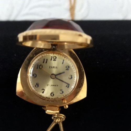 Zaria 21 jewels pendant watch like new from USSR