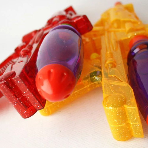 Old space water pistols 2 pieces 30cm from 1990s