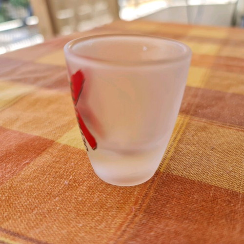 Serkova Vodka collectible shot glass used 90-2000