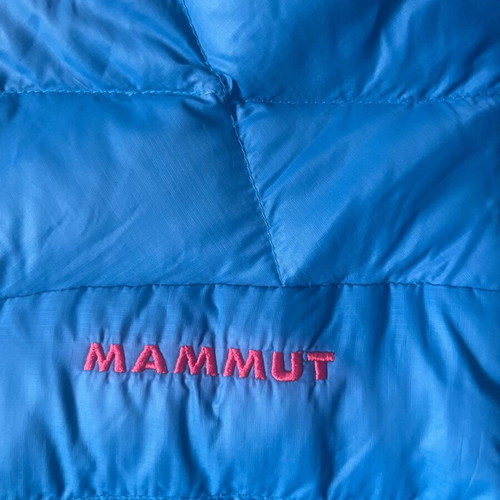 Mammut Broad Peak II Men's Down Jacket used, size M, blue
