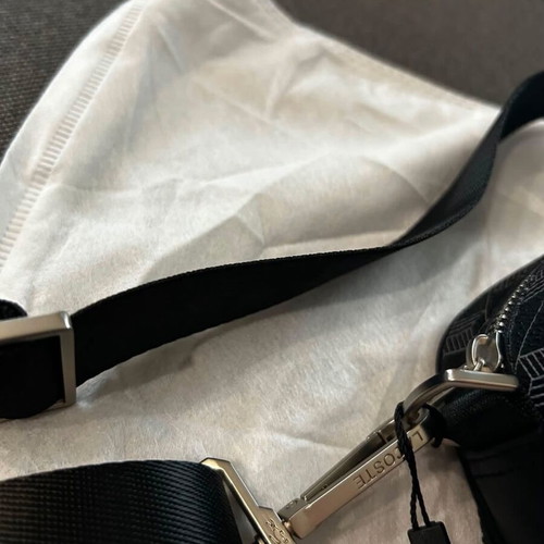 Lacoste shoulder bag, black