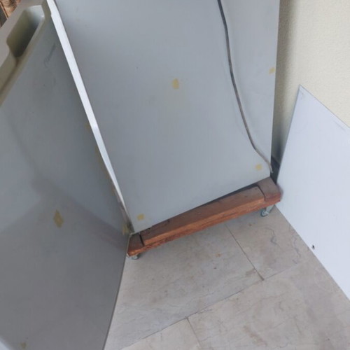 Inventor INVMVF86A2 Upright Freezer 86L like new, silver