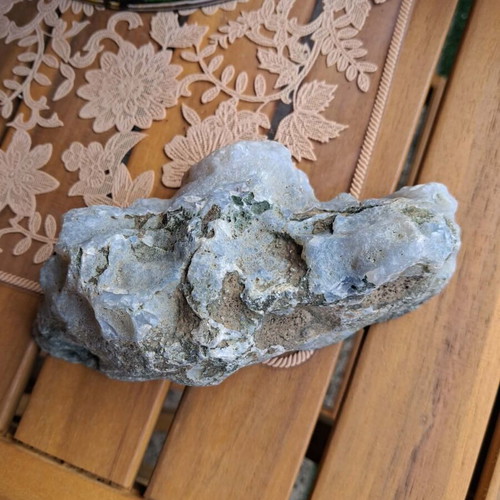 Achat from Rhodope like new, two unpolished halves