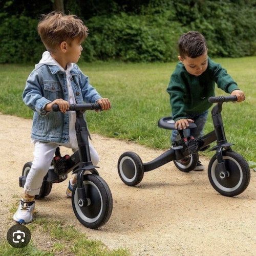 Topmark Kaya 4-in-1 Convertible Tricycle and Balance Bike Black like new