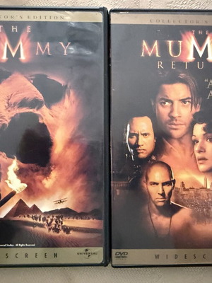 The Mummy & The Mummy Returns DVD σαν καινούργιο, αγγλικοί υπότιτλοι, Region 1