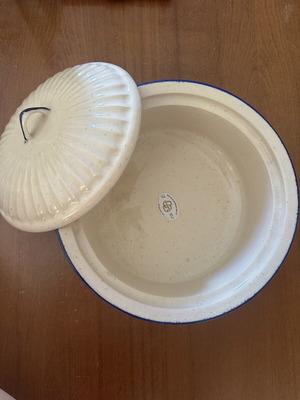 Vintage ceramic casserole made in Portugal Geramigres new