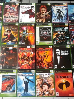 Xbox games used, various titles without manuals