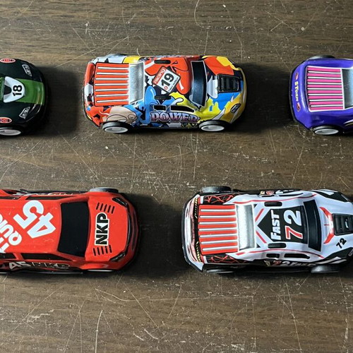 Pull Back Toy Car Set Racing Collection, like new, 5 pcs