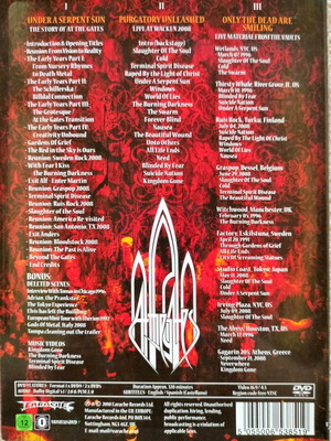 At The Gates The Flames Of The End triple DVD like new