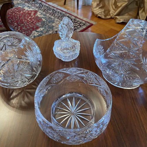 Vintage crystal items like new