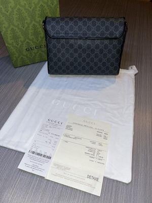 Gucci GG Messenger Bag medium σε μαύρο, σαν καινούργιο