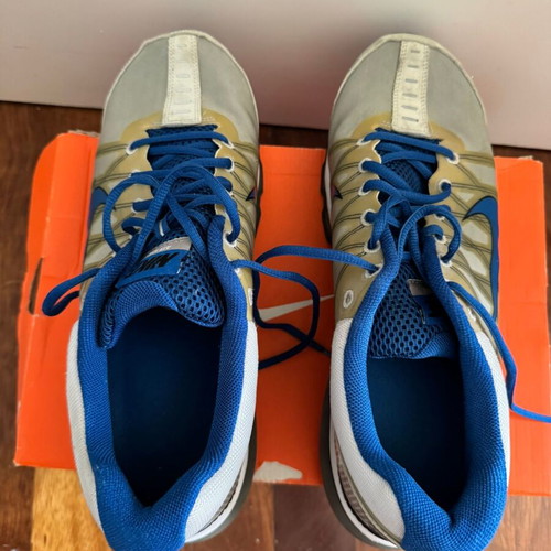 Nike Air Max Plus 2009 sneakers used, grey and royal blue, size 47.5