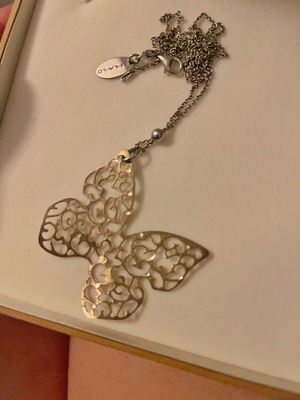 Li-La-Lo large silver925 butterfly jewelry gold plated like new